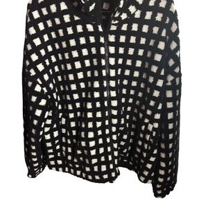 Black and White Checkered Jacket & Vest for $40